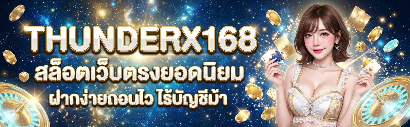 Thunder168 เว็บสล็อตออนไลน์อันดับ 1 รวมเกมแตกง่าย ฝากถอนออโต้ 24 ชม.